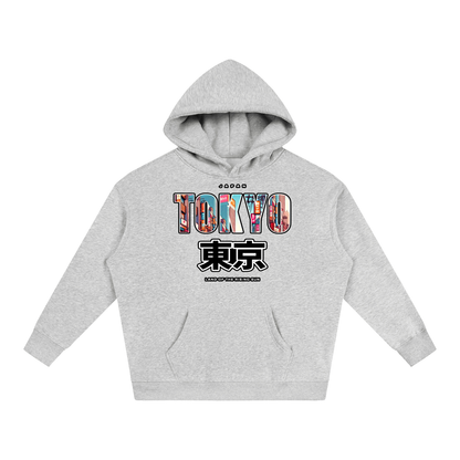 "Land of the Rising Sun" Oversize Fleeced Hoodie