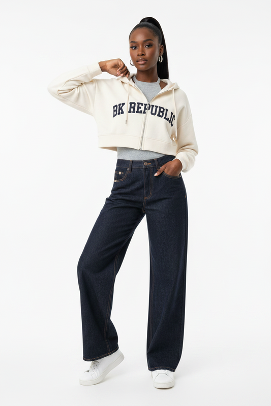 Brooklyn Republic Essentials™ Women's Heavyweight Straight Leg Denim Jeans