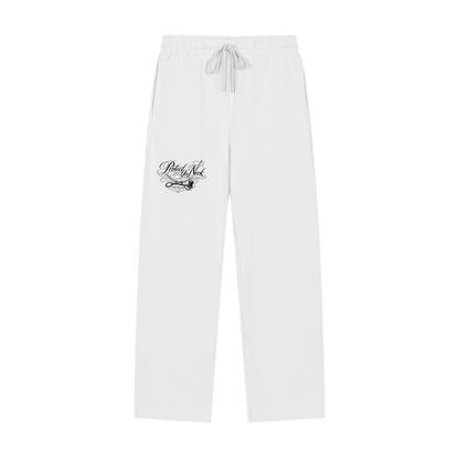 PYN™ x BKRP™ "Cut & Sew" Solid Color Straight-Leg Sweatpants