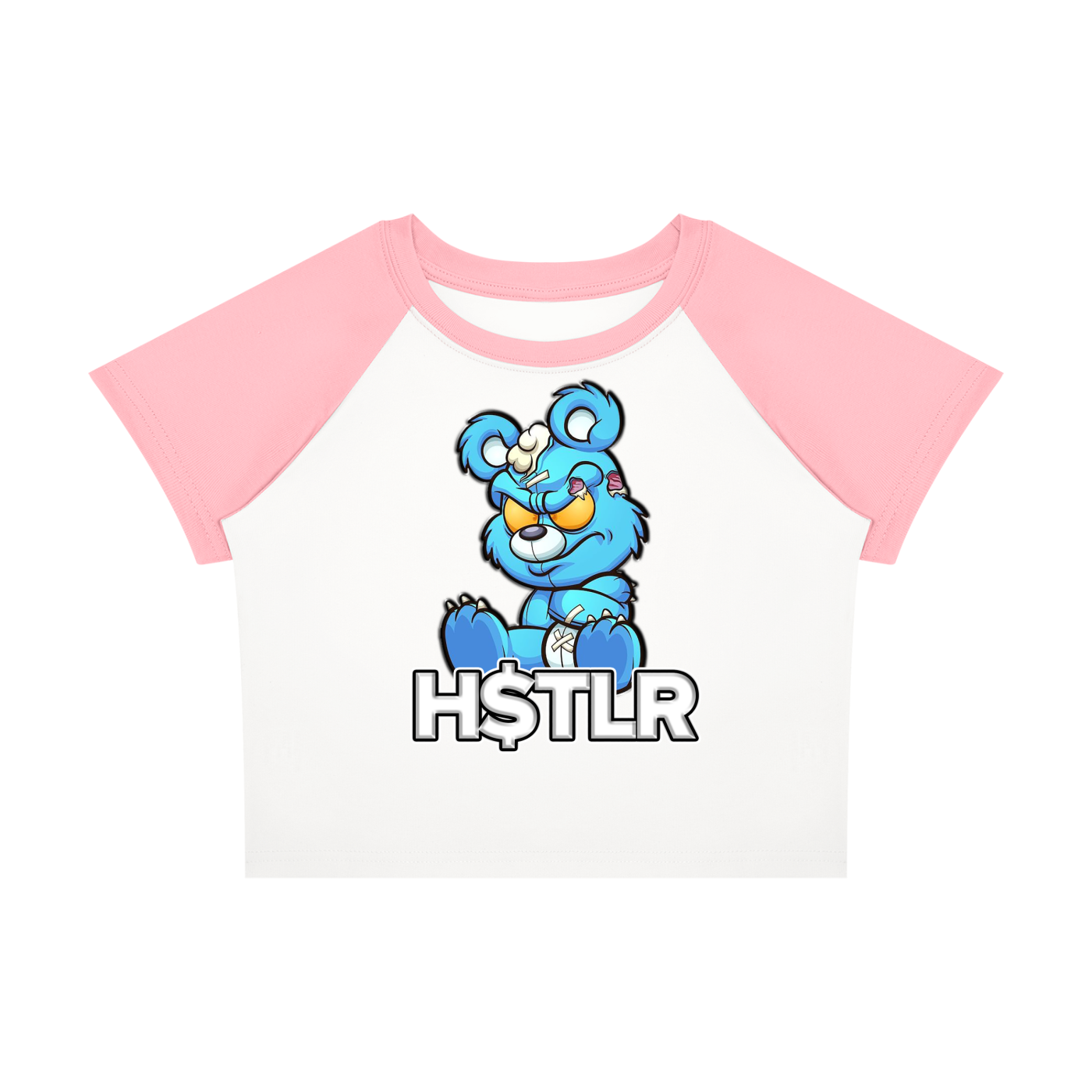 "H$TLR" Women’s Raglan Color Block Baby T-Shirt