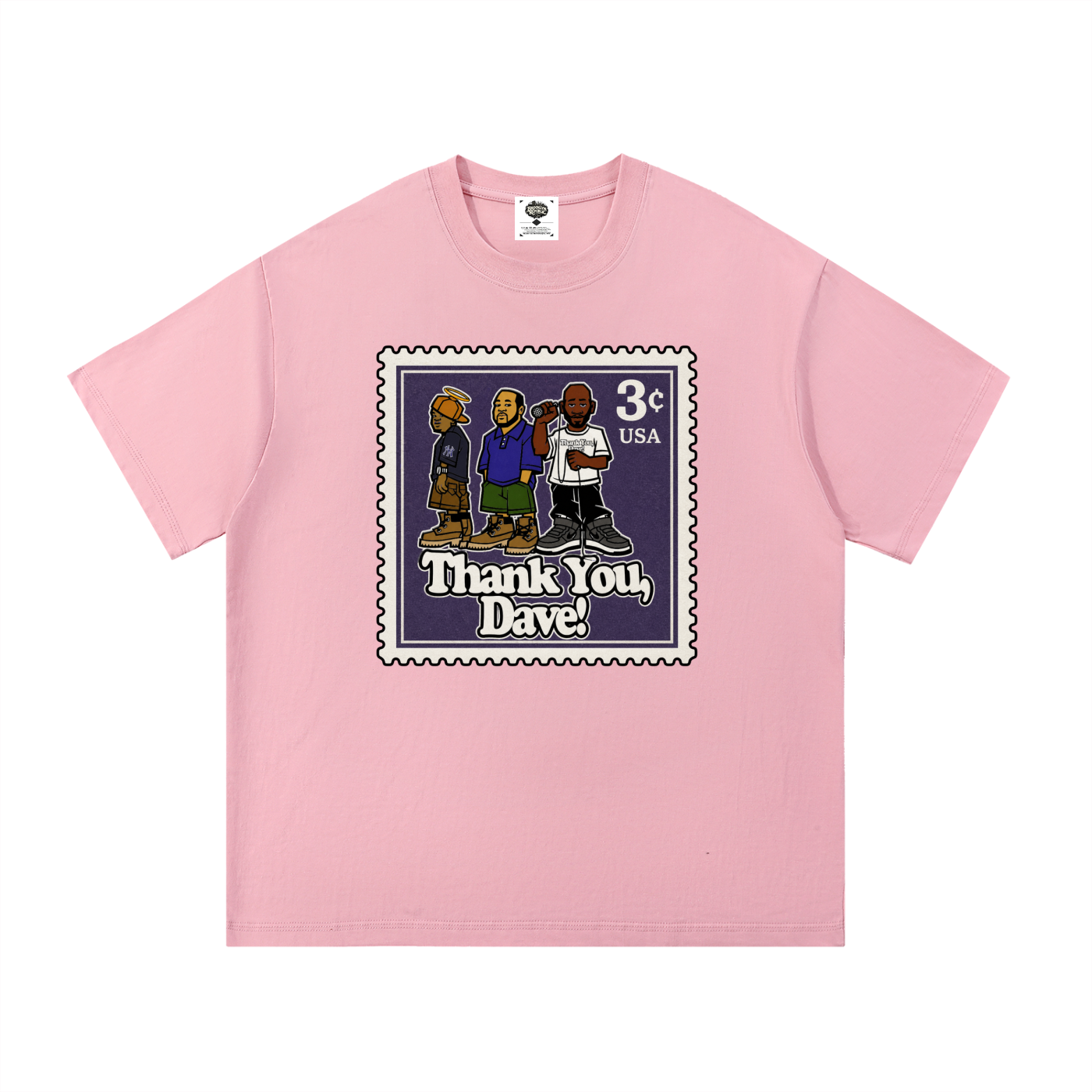 "Thank you, Dave" Postal Stamp Cotton T-Shirt