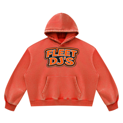 "Fleet DJ's" Vintage Wash Boxy Fleece Sweatsuit