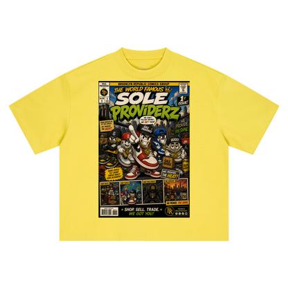 "The World Famous Sole Providerz" Boxy Oversized T-Shirt