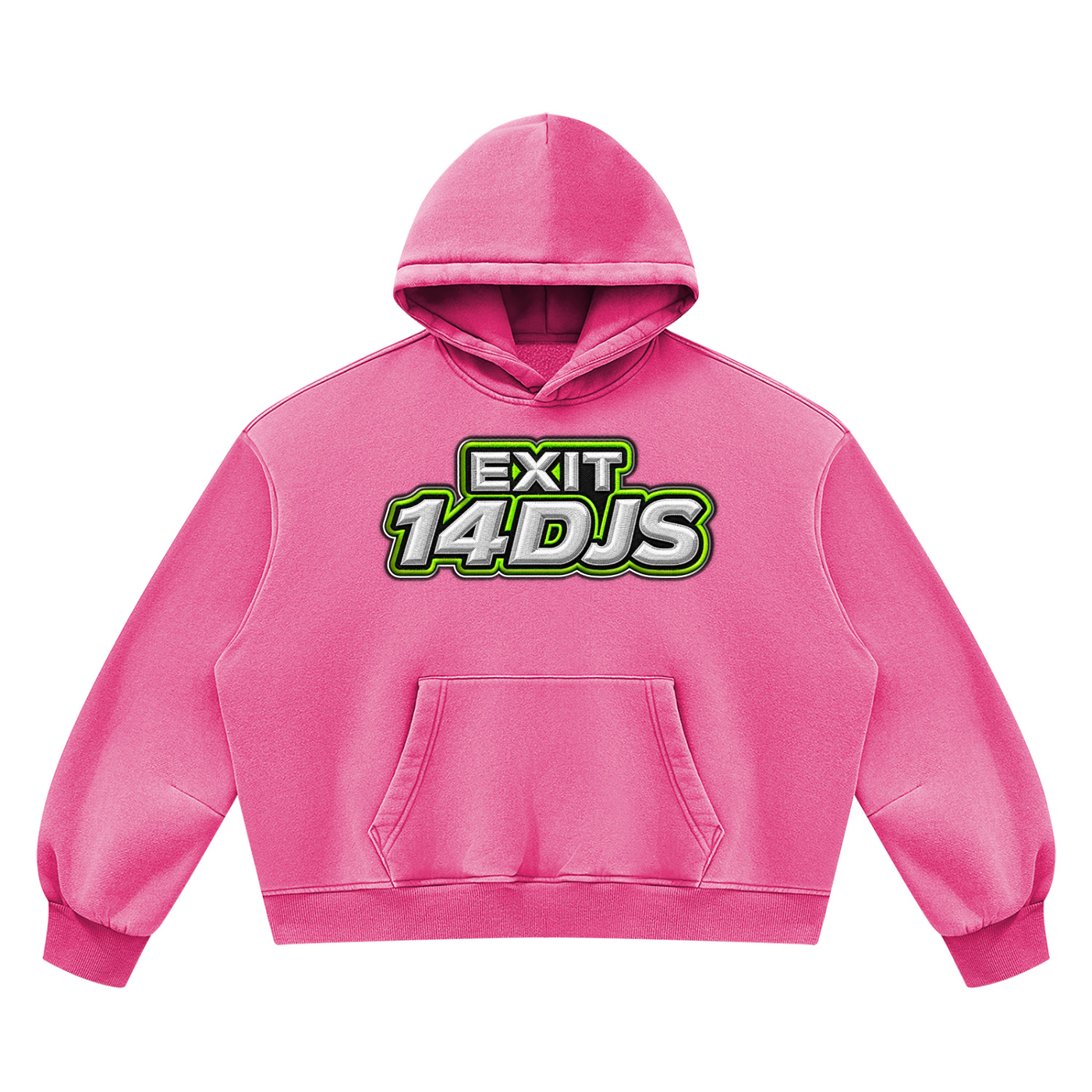 "Exit 14"  Vintage Wash Barrel Leg Fleece Sweatsuit