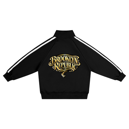 Brooklyn Republic Essentials™  "Beats" Kids’ Contrast Tape Coach Jacket
