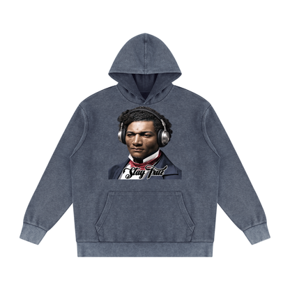 "Freddie's Dead" Mineral Wash Oversized Hoodie