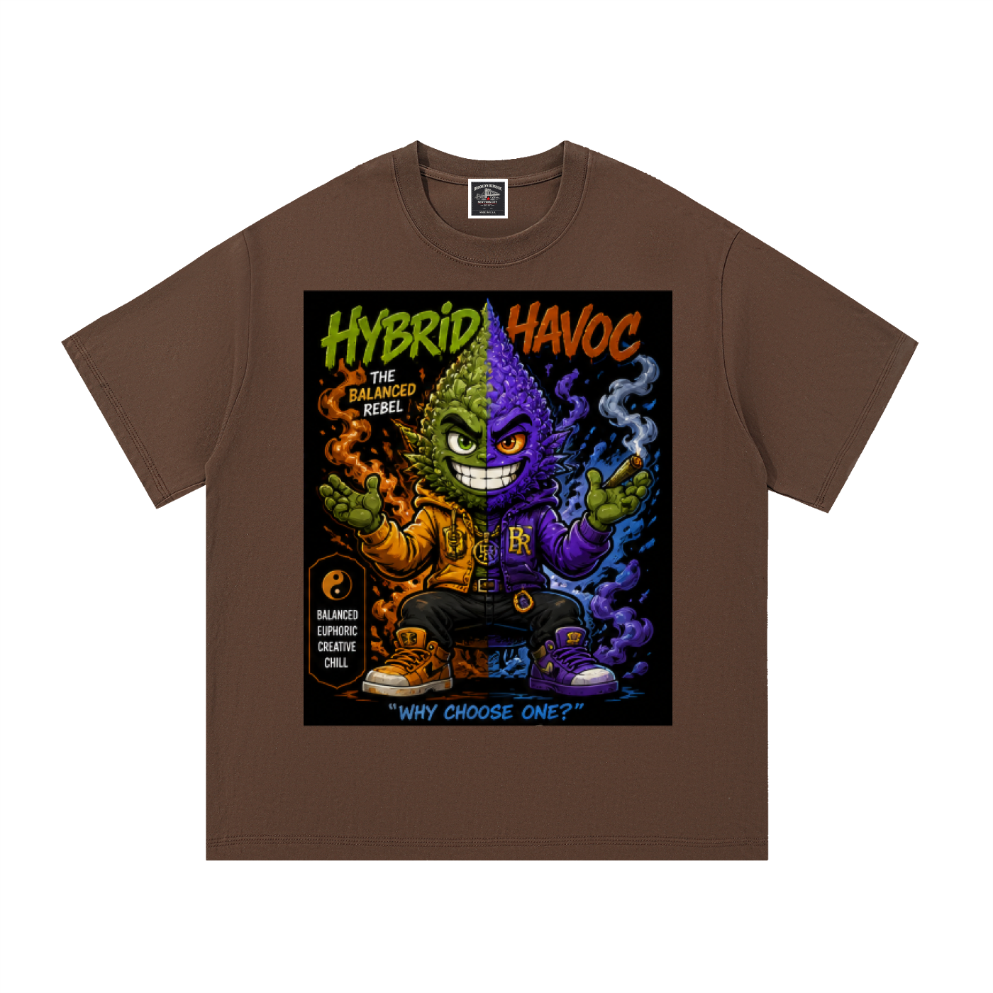Sparksky & Dutch™ "Hybrid Havoc" Cotton T-Shirt