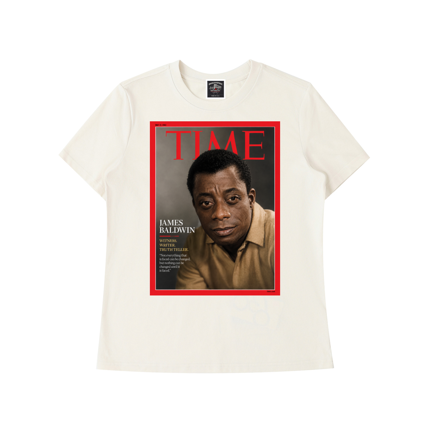 "James Baldwin" Women's Cotton T-Shirt