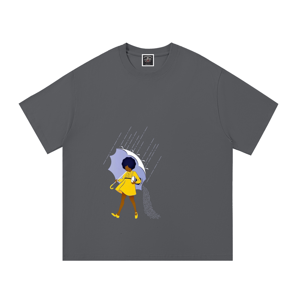 "When it Pours, on the Poor" Cotton T-Shirt