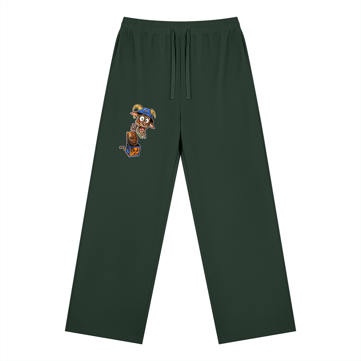 Brooklyn Zoo™ "Jumpin Jackass" Drop Shoulder Crewneck Sweatsuit