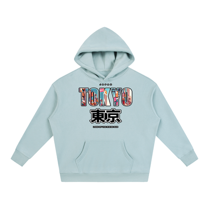 "Land of the Rising Sun" Oversize Fleeced Hoodie