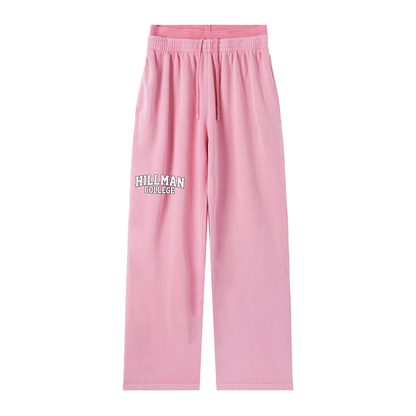 "Hillman College" Vintage Washed Waist Pants