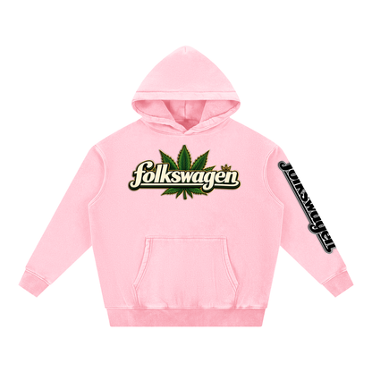 "Road Trip" Snow Wash Fleece Oversize Hoodie