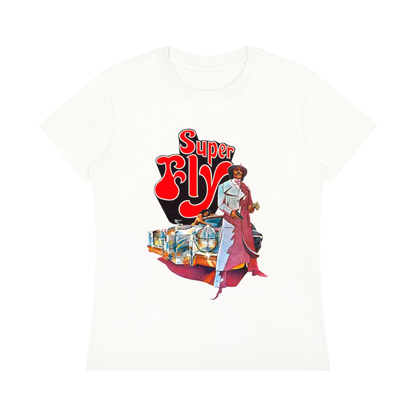 "Super Fly" Women's Regular Fit Crewneck T-Shirt