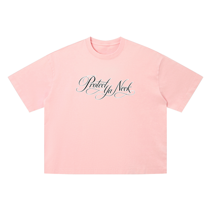 PYN™ x BKRP™  "PYN Official" Vintage Wash Boxy T-Shirt