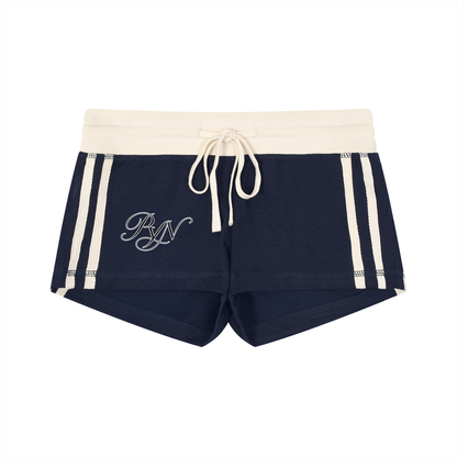 PYN™ x BKRP™ "PYN" Women's Contrast Stripe Track Shorts
