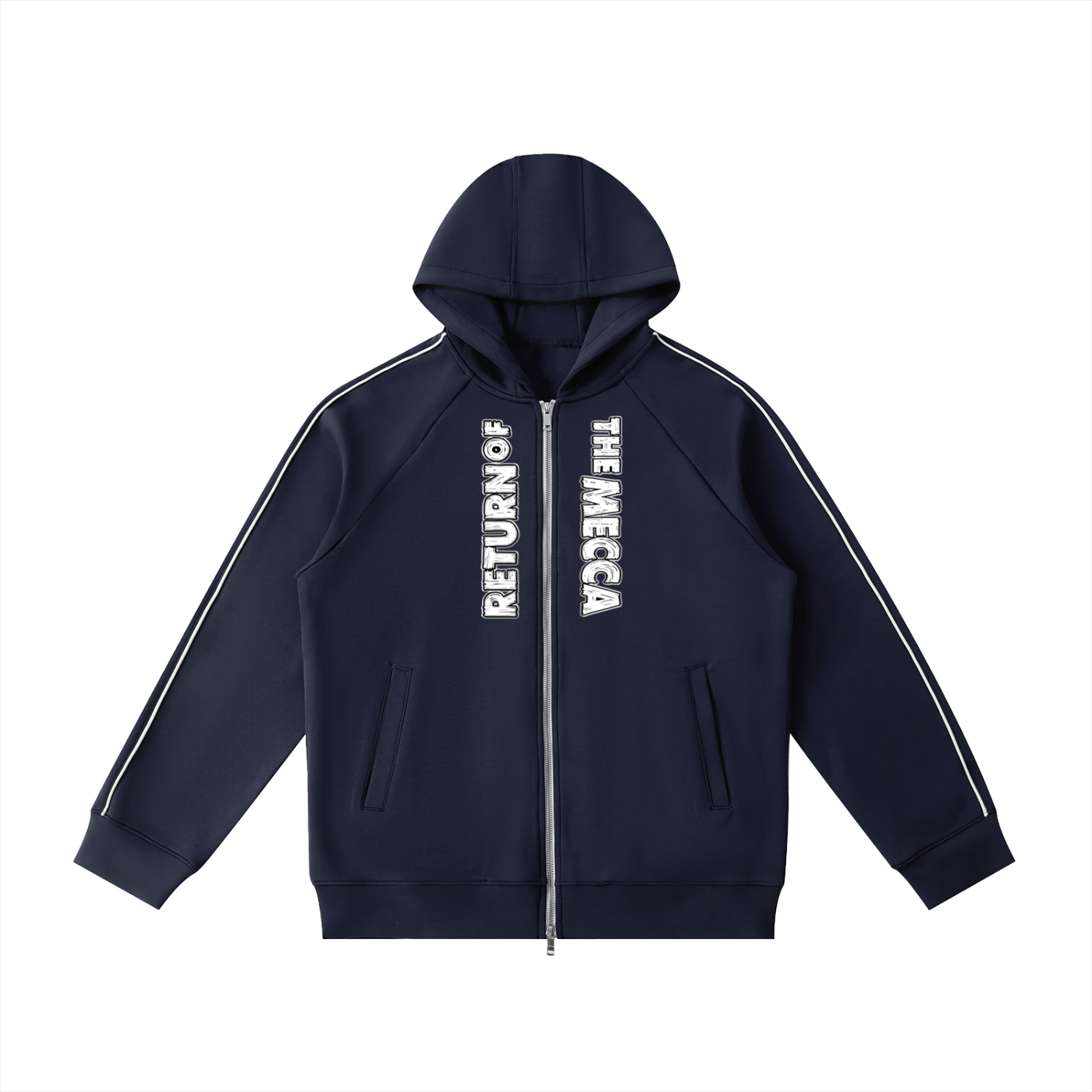 "Return to Mecca" Heavyweight Raglan Zip Hoodie