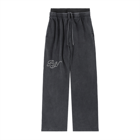PYN™ x BKRP™ "PYN" Vintage Washed Waist Pants