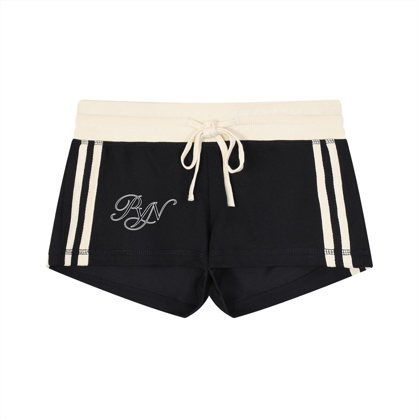 PYN™ x BKRP™ "PYN" Women's Contrast Stripe Track Shorts