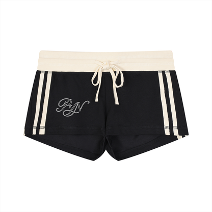 PYN™ x BKRP™ "PYN" Women's Contrast Stripe Track Shorts