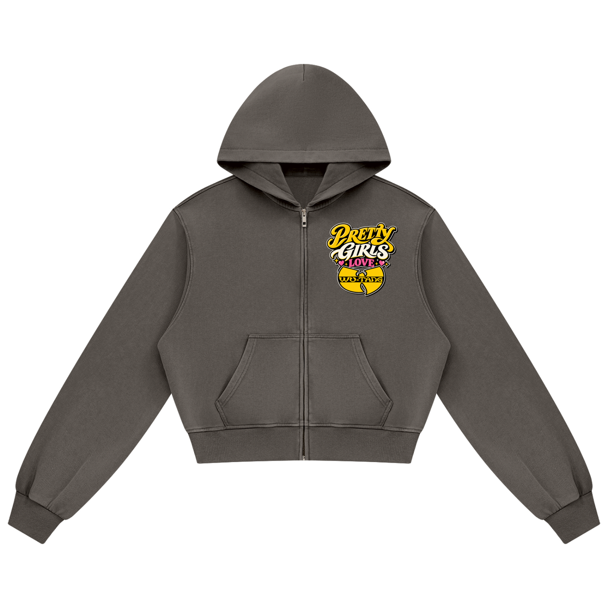 PYN™ "Pretty Girls Love Wu" Women's Mineral Wash Straight Sweatpants