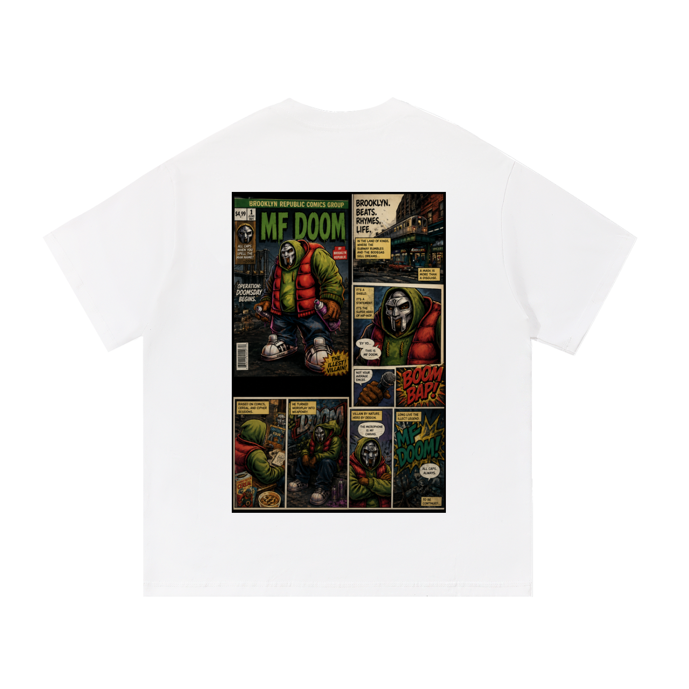 "The Adventures of MF Doom" Cotton T-Shirt