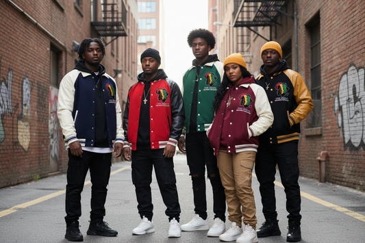 Sankofa™ "One Blood" Raglan Sleeve Baseball Jacket