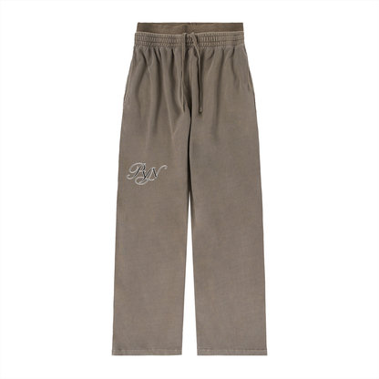 PYN™ x BKRP™ "PYN" Vintage Washed Waist Pants