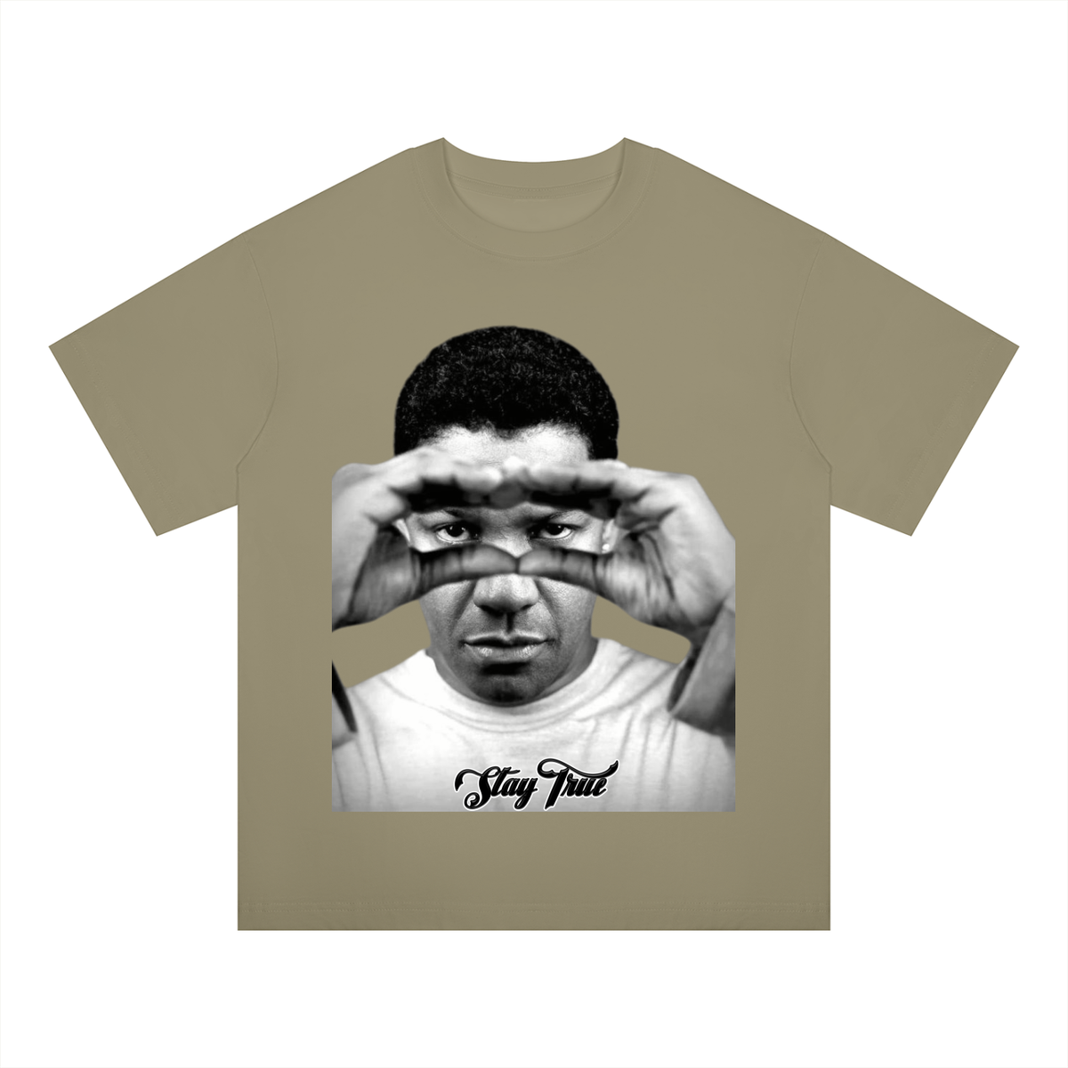 "Through Gods Viewfinder" Oversized Drop Shoulder T-Shirt