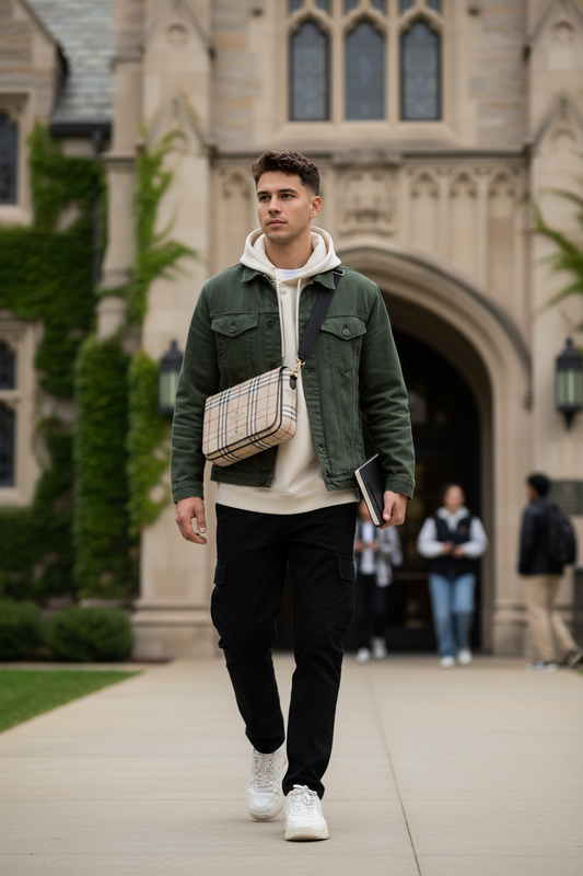 "Park Slope" Leather Crossbody Bag