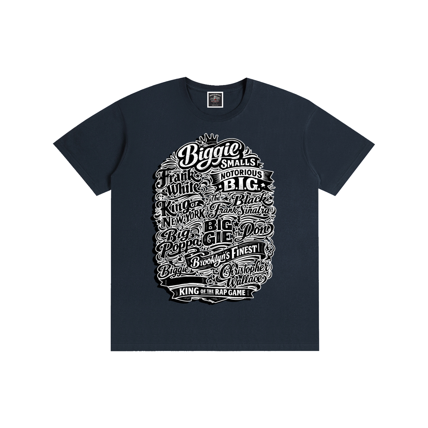 "The Black Frank White" Cotton Unisex T-Shirt