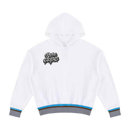 "Alien Invasion" Oversized Color Block Boxy Hoodie
