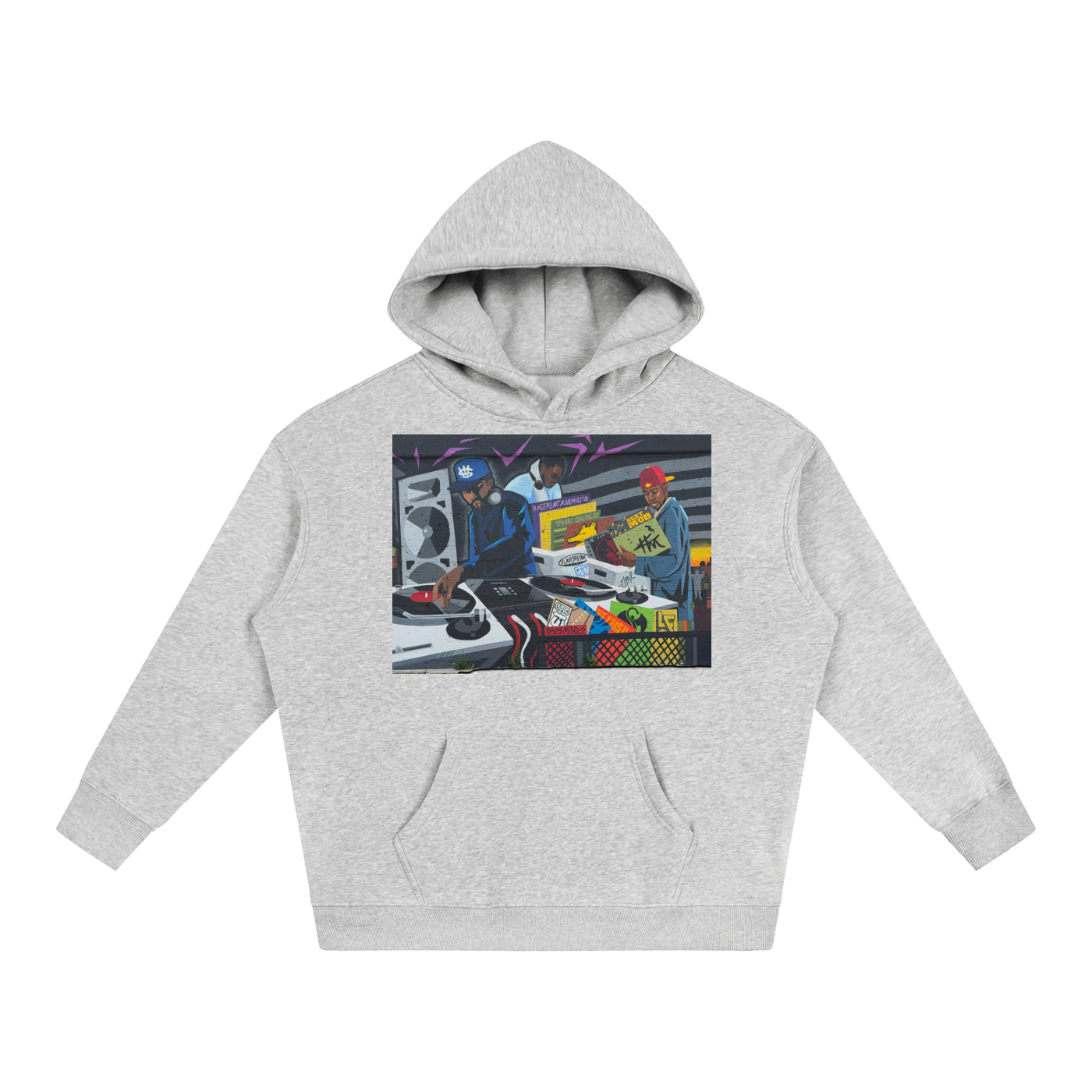 "CHUGHES 4 EVA" Oversize Fleeced Hoodie