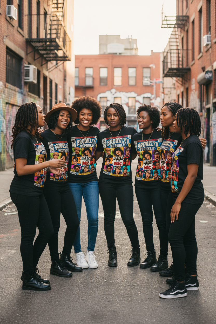 "Ladies First Comic Vol.1" Women's Regular Fit T-Shirt