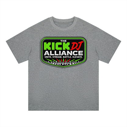"KICK DJ Alliance" Oversized Drop Shoulder T-Shirt