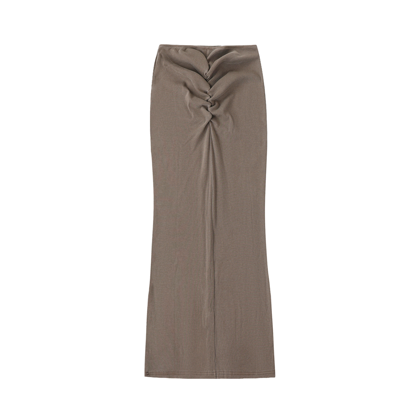 Women's Dyed Washed Drawstring Maxi Skirt