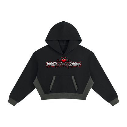 Infinity Sione "HeartBeatz" Women's Color Block Raw Hem Sweatsuit