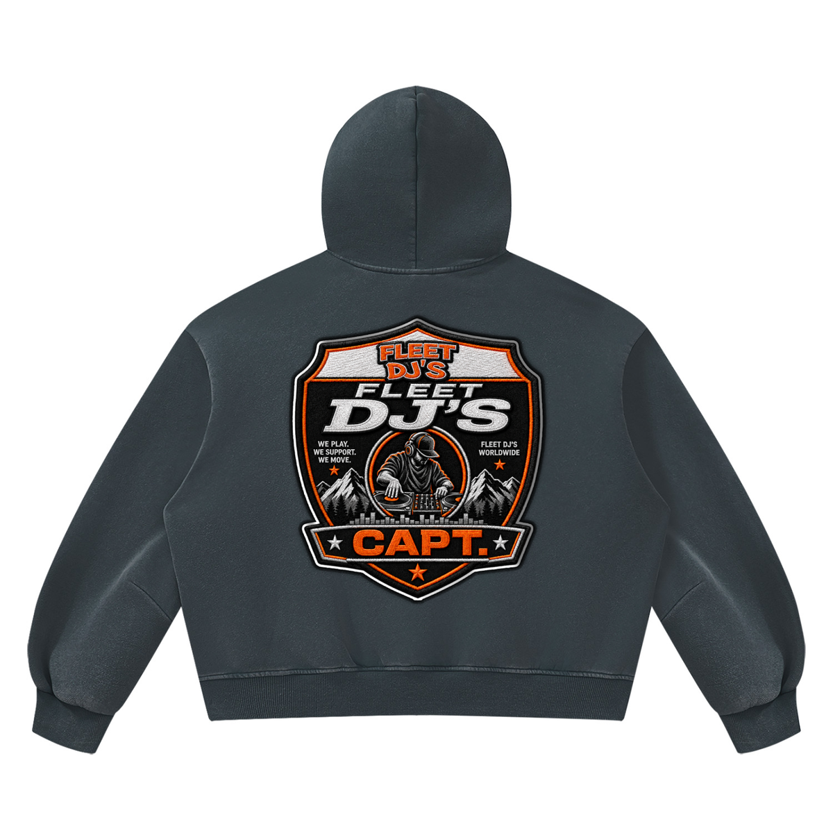 "Fleet DJ's" Vintage Wash Boxy Fleece Sweatsuit