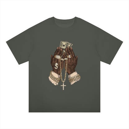 "In God We Trust/Lust" Oversized Drop Shoulder T-Shirt
