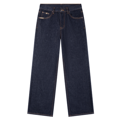 PYN™ x BKRP™ "Cut & Sew" Heavyweight Straight Leg Denim Jeans