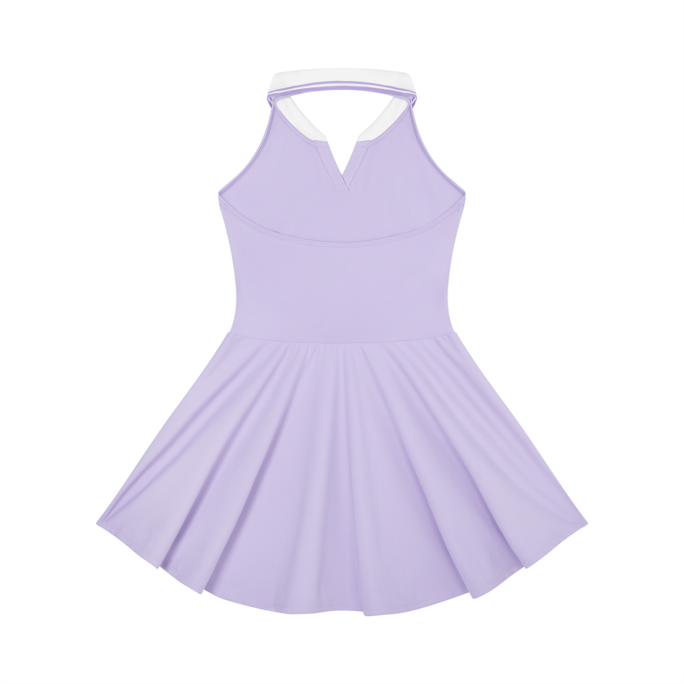 "Brooklyn Republic Essentials" Women's Collared Halter A-Line Tennis Dress