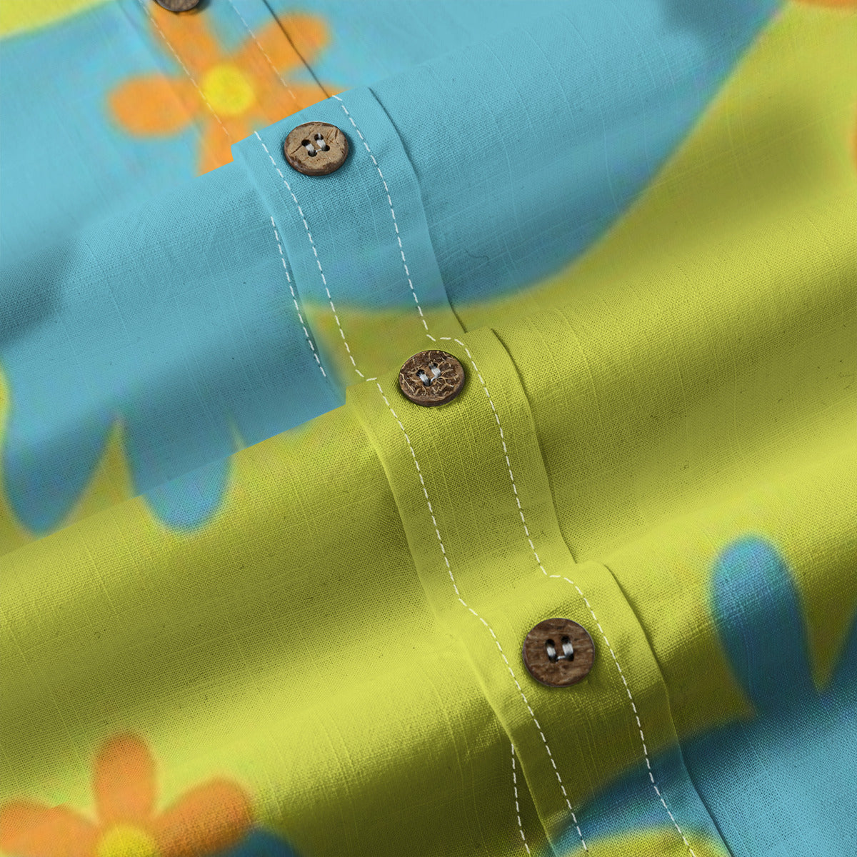 "Hey Scooby" Casual Lapel Long Sleeve Button-Up