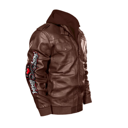 Infinity Sione™ "Heartbeatz"  Leather Jacket