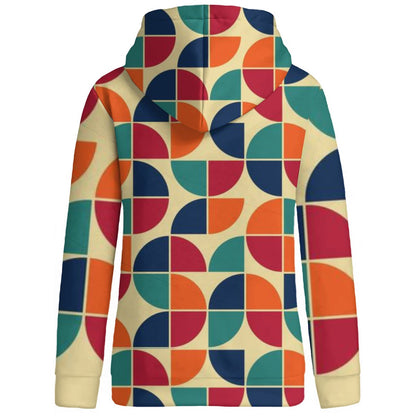 "Courtney Butler" Women's Patchwork Hoodie