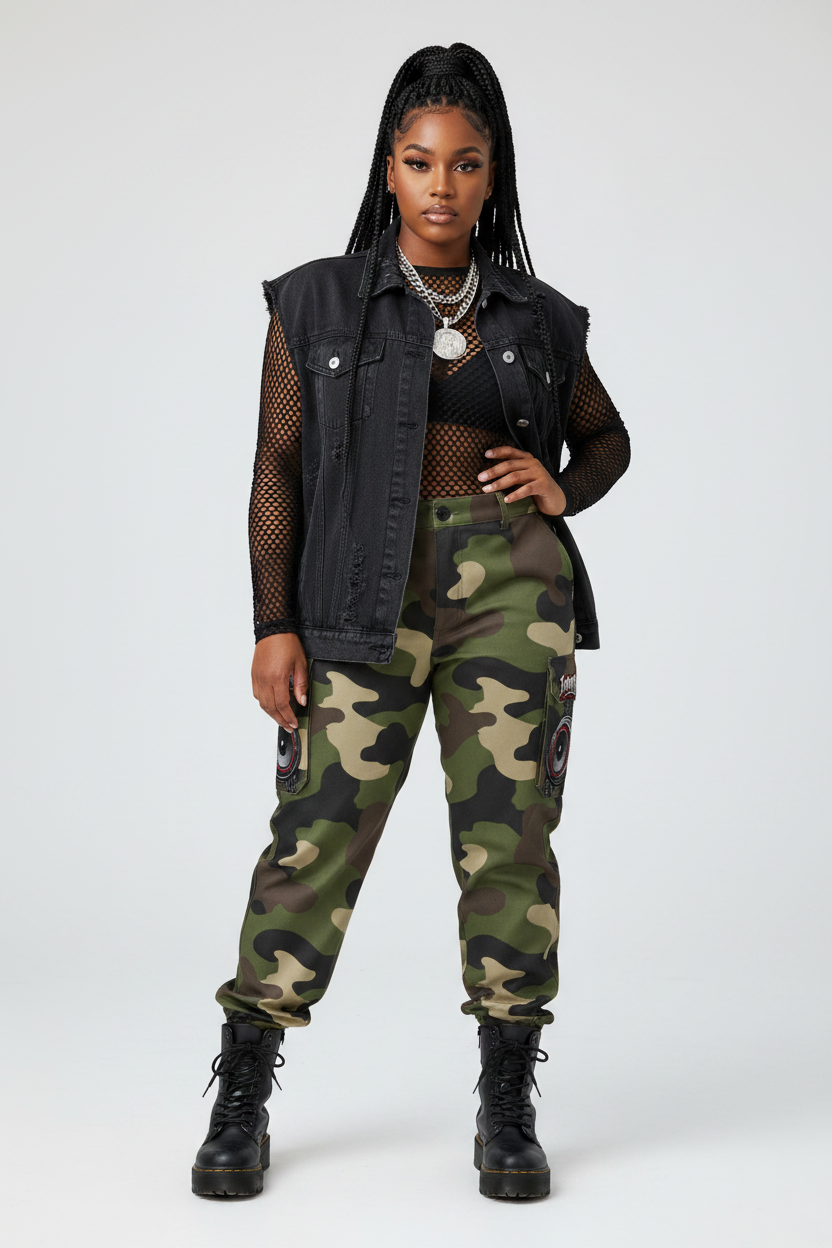 Infinity Sione™ "Heartbeatz" Camo Cargo Pants