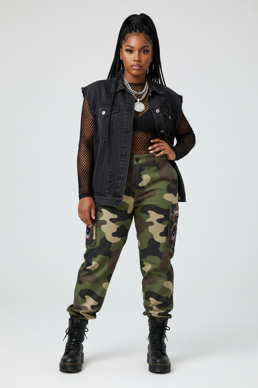 Infinity Sione™ "Heartbeatz" Camo Cargo Pants