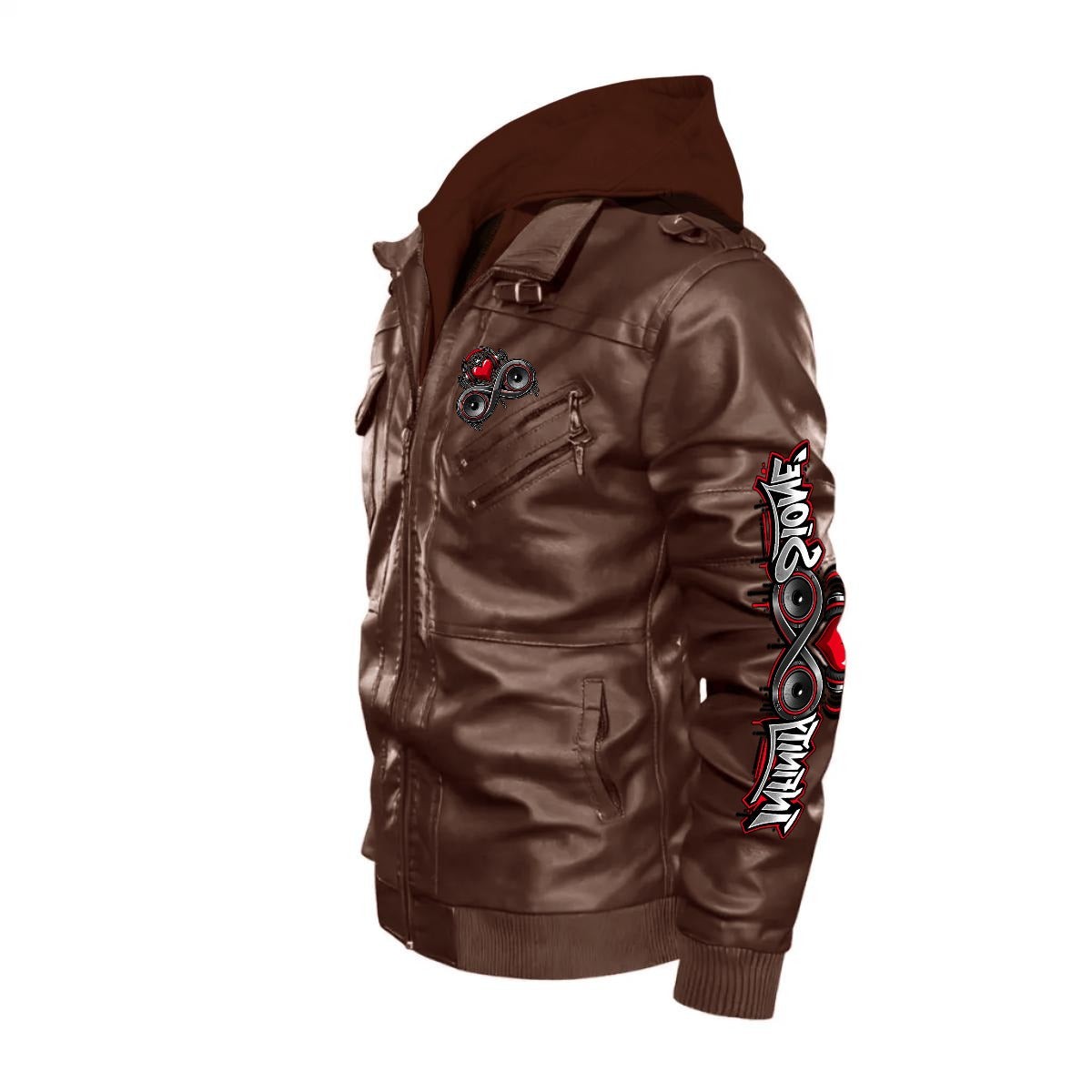 Infinity Sione™ "Heartbeatz"  Leather Jacket
