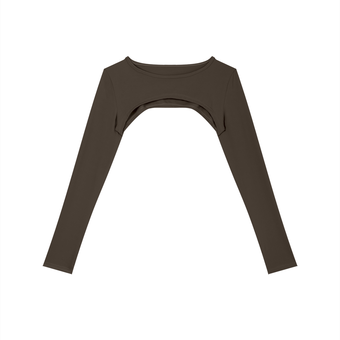 "Brooklyn Republic Essentials" Women’s Cutout Long Sleeve Yoga Shrug