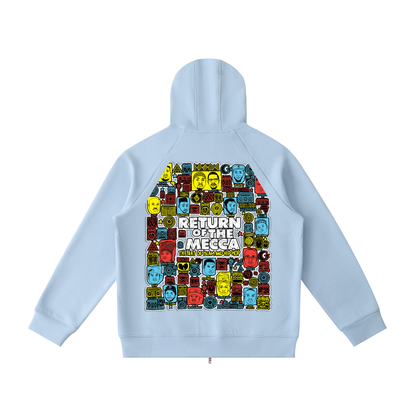 "Return to Mecca" Heavyweight Raglan Zip Hoodie