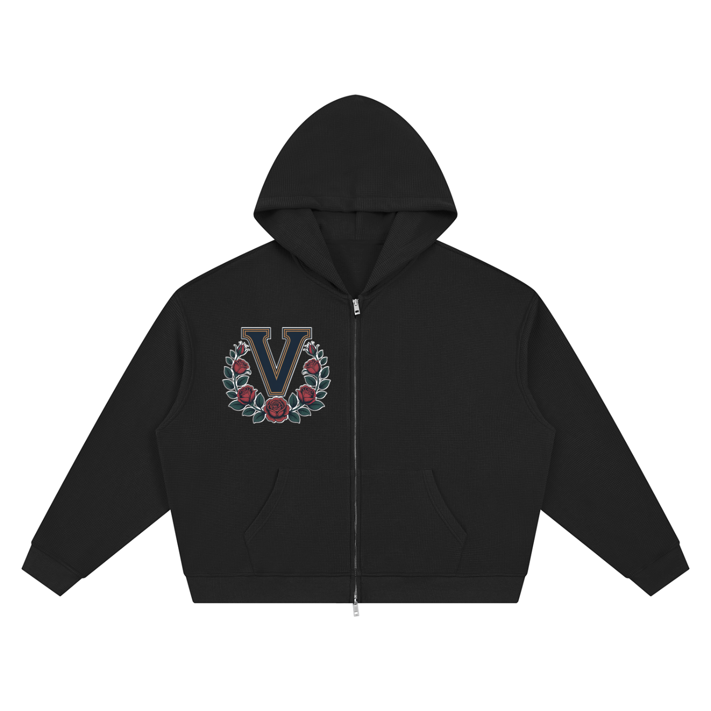 "VARSITY" Waffle Cotton Sweatsuit